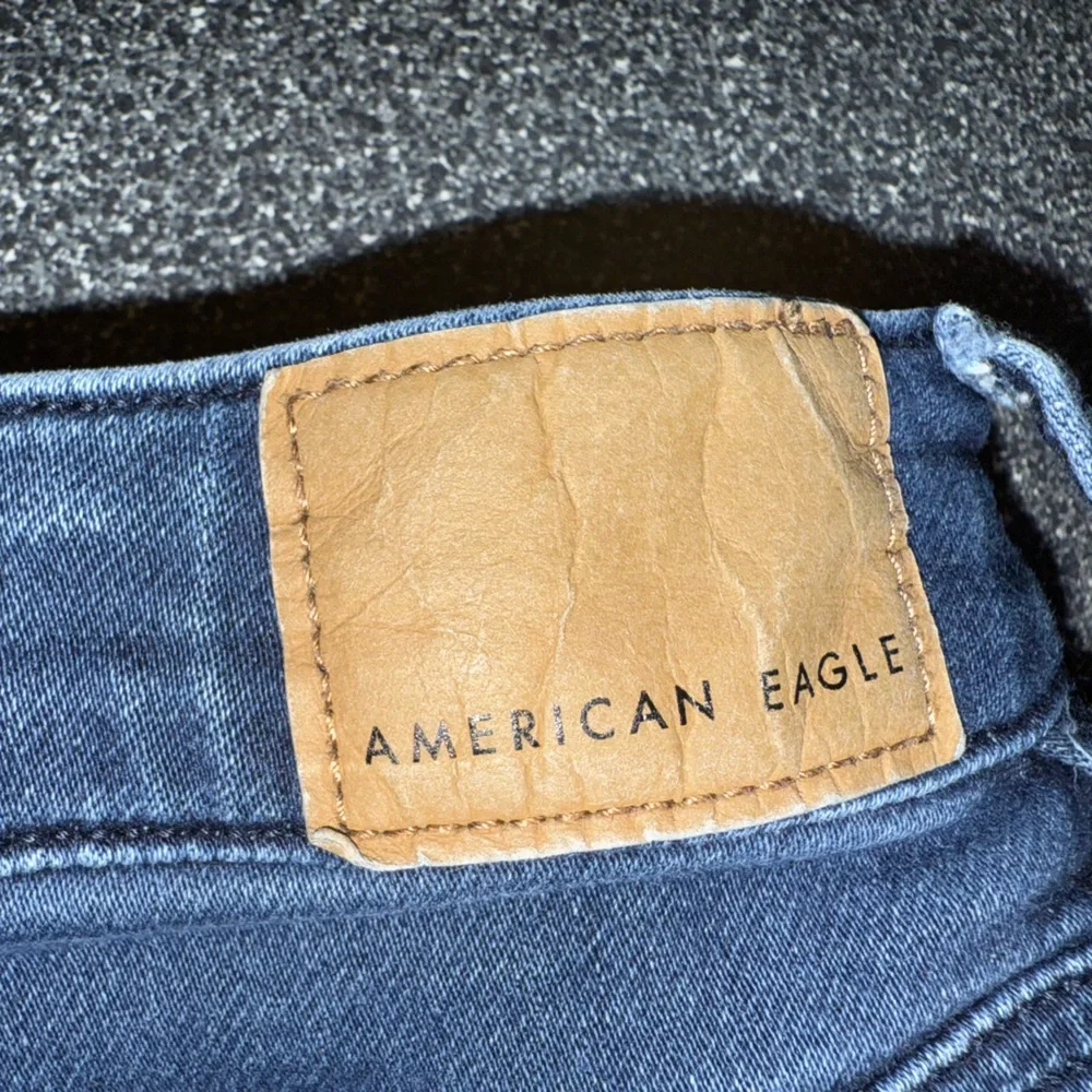 American Eagle Outfitters Size 14 Short  Dark Wash Super Hi Rise‎ Jeggings